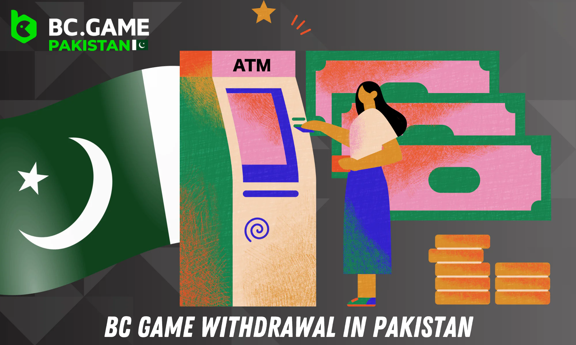 Withdrawal options for Pakistani players at BC Game