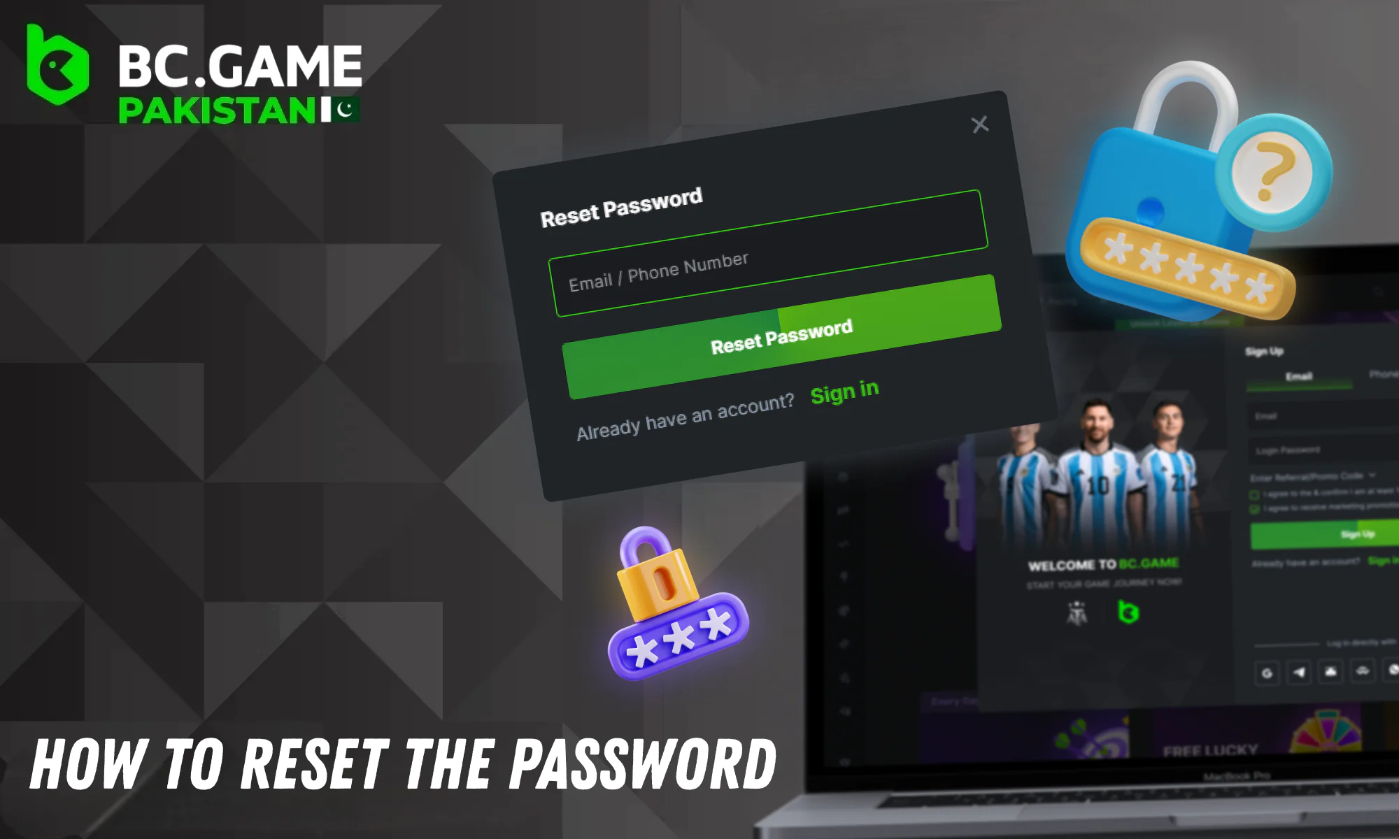 Easily reset your password on BC Game with step-by-step instruction