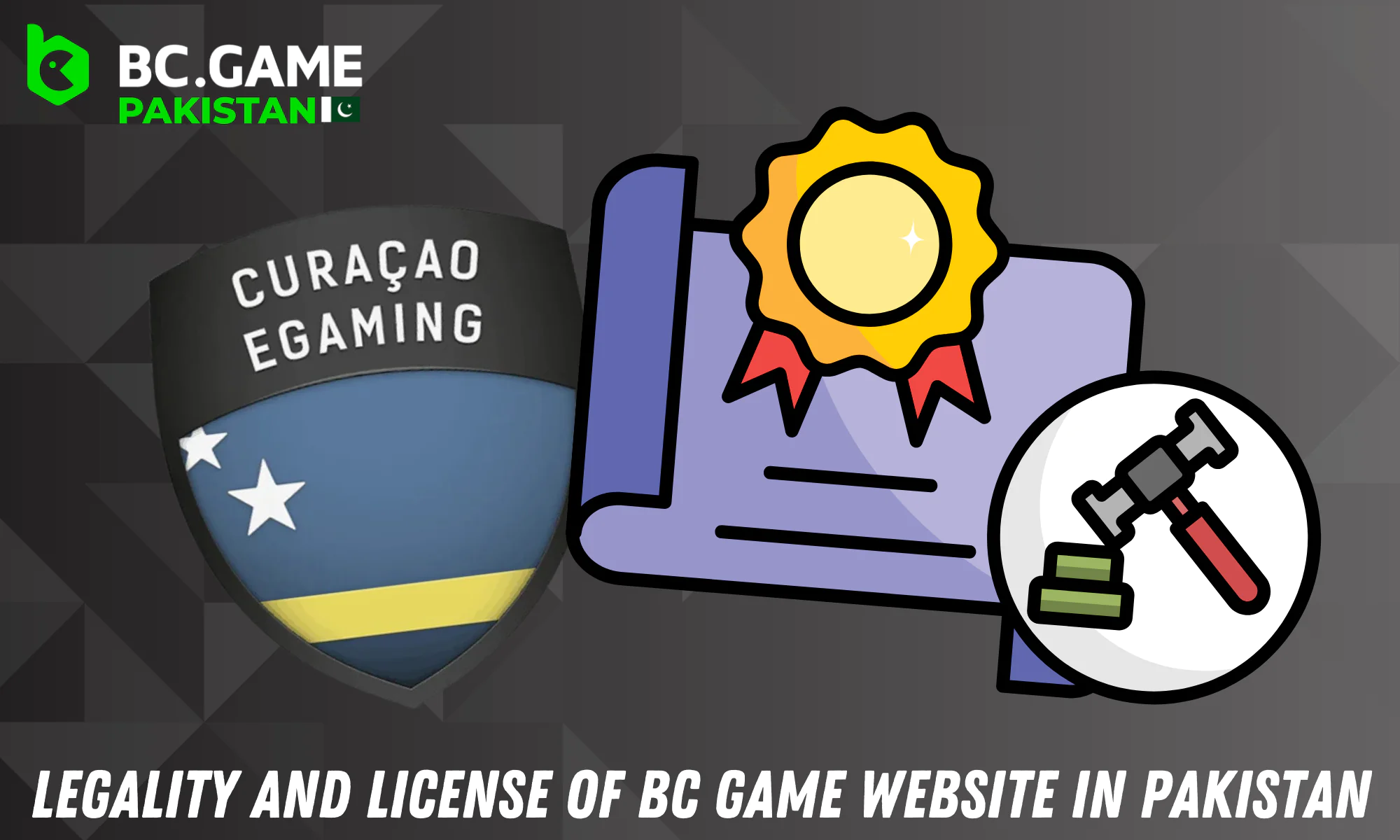 BC Game in Pakistan is licensed and operates in accordance with all laws