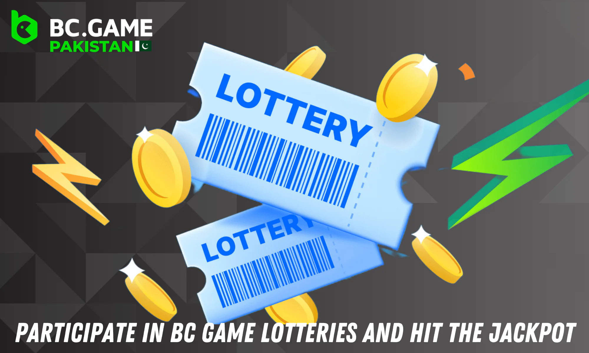 Lotteries are part of BC Game's casino offerings