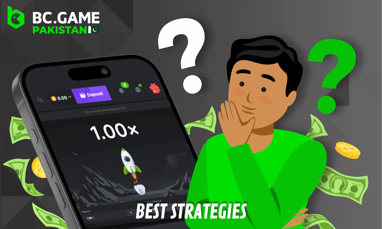 Best strategies to play crash games at BC Game Pakistan