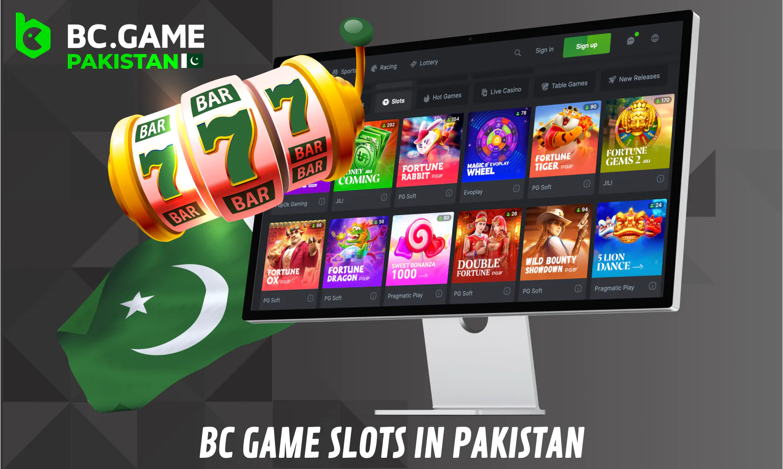 BC Game Pakistan - Slots Category for players