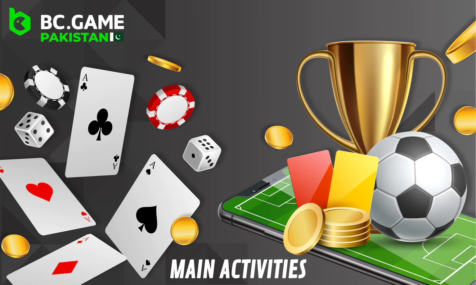 Bet on sport and play casino on BC Game in Pakistan