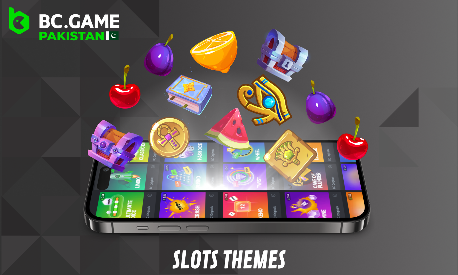 Themes of slots at BC Game Pakistan